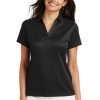 Camisa polo  Port Authority Performance Fine Jacquard  para dama L528 - Image 3