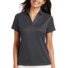 Camisa polo  Port Authority Performance Fine Jacquard  para dama L528 - Image 5