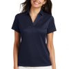 Camisa polo  Port Authority Performance Fine Jacquard  para dama L528 - Image 9